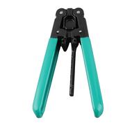 Optical Cable Stripper, Fiber Optic Stripping Pliers with Scale for FTTH, Portable Wire Jacket Stripper Tool, Lateral and Longitudinal Cutting for 3.1x2.0mm Leather Cable