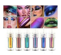 Optical Chameleon Liquid Glitter Eyeshadow, Color Changing Glitter Liquid Eye Shadow, Waterproof High Pigment Shimmer Long Lasting Quick Drying Liquid Eye Shadow for Women Girls (color #04)