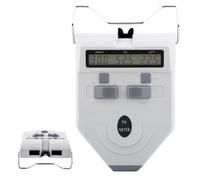 Optical Digital Pupilometer, LED Pupil Distance Meter with Memory Function, LCD Display Pupillary Distance Meter, Diopter Compensation PD Measurement Tool