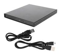 Optical Drive Case for 9.5mm SATA DVD Drive, External Hard Drive Enclosure, Slim Black Laptop Optical Drive Box with Micro USB, Plug - and - Play for Computer and Game