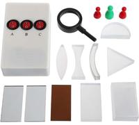 Optical Experiment Box Optical Experiment Box Physical Optics Suit Box Triangular Prism Convex Lens Concave Lenstriangular Prism Convex Lens Optical Concave Convex Lens Prism Set
