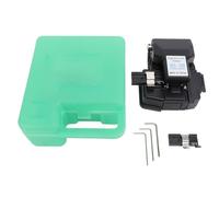 Optical Fiber Cleaver High Precision 16 Side Cutting Multifunctional Fiber Optic Cutter Tool for Fiber Optic Cable Splicing and Termination Aluminum Alloy Tungsten Steel ABS