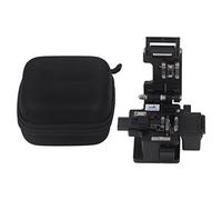 Optical Fiber Cleaver, High Precision Fiber Cable Cutting Machine, Professional Optic Cable Cutter with 0.5° Cutting Angle, Portable Fiber Optic Cleaver for Cold Splicing and Hot