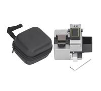 Optical Fiber Cleaver Tool Professional Tungsten Steel 3 in 1 FTTH Wire Cutter with Waste Container for Hot Melting Cold Welding Construction and Fiber Optic Maintenance