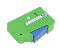 Optical Fiber End Face Cleaning Box, Fiber Connector Cleaner Cassette, High Density Textile Fibers with 550 Uses for SC FC ST LC D4 DIN Connectors, Ergonomic Pigtail Cleaner