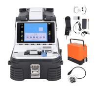 Optical Fiber Fusion Splicer 8 in 1 6 Motors Fibre Optic Stripper with VFL OPM Function for Various Splicing Needs