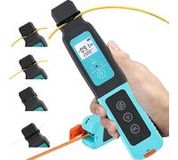 Optical Fiber Identifier Handheld Live Detector - High Performance Tester for Single Mode and Multimode Fibers with 10mW Red Light Source