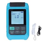 Optical Fiber Power Meter 4 in 1, Universal 2. Interface, Rechargeable -70~+3dBm Range - Accurate Testing with LED Flashlight & Cable Checker for Fibre Optic Maintenance