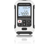 Optical Fiber Power Meter Multifunctional Optical Fiber Power Meter White Multifunctional Accuracy Fiber Optic Tester for Communication Engineering