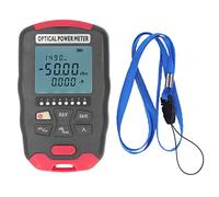 Optical Fiber Power Meter with SC FC ST Adapters Portable Fiber Optic Cable Tester Measurement Range -70 to +10 dBm Professional Optical Power Meter for Telecom and Datacom Applications