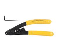 Optical Fiber Stripping Tool Pliers, 3 - Port Cable Coating Stripper, 6.5 Inch Non - Slip Handle - Accurate Mechanical Tolerances, Cold Splicing Tool, Comfortable Grip for Fiber
