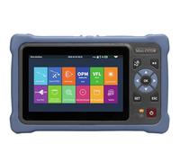 Optical Fiber Tester 1310 1550nm, 100km Range, 12-in-1 Multi-Function Network Tester with Visual Fault Locator & LED OLS, SC FC Adapter, RJ45 Tester