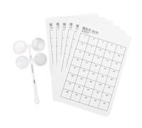 Optical Flipper, Optical Flipper Optometry Plastic Flip Adjustable Optical Flipper Adjustable Optometry Plastic Flip 6PCS with Visual Card Optical Instrument (±150 degrees)