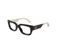 Gucci GG1666O 005 Woman Optical frames Acetate Black Transparent Cat Eye