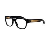 Bottega Veneta BV1403O 005 Unisex Optical frames Acetate Black Transparent Squared