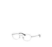 Ray-Ban Eyeglasses Unisex Rb3774d Optics - Silver Frame Clear Lenses Polarized 55-19