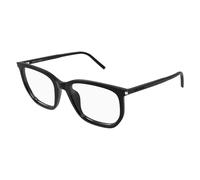 SAINT LAURENT SL 802 001 Unisex Optical frames Acetate Black Transparent Geometric