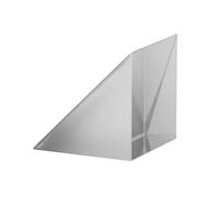 Optical Glass Prism Four Lights K9 Optical Glass RGB Refraction Decoration Learning 20x20x20mm for Teaching Light Spectrum Physics Photo Photography Prism (15 * 15 * 15)