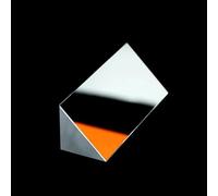 Optical Glass Triangular Prism with Reflecting Film - 20x20x60mm BK-7 for Light Path Demonstration