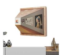 Optical Illusion Ambient Lighting, Naked Eye Visual Night Light, Wall-Mounted High-End Ambient Light, Creative Wall Art Lighting Wireless, for Homes Offices Galleries