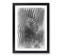 Optical Illusion in Abstract Framed Print | A2 Black Framed Wall Art | Ready to Hang | Abstract Fantasy Picture | Living Room Bedroom Lounge Office