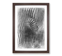 Optical Illusion in Abstract Framed Print | A2 Walnut Framed Wall Art | Ready to Hang | Abstract Fantasy Picture | Living Room Bedroom Lounge Office