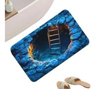 Optical Illusion Mat, Non-Slip Doormat, 3D Mat, Decoration for Entrance Kitchen Bathroom Indoor Porch Halloween