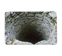 Optical Illusion Rug 3d, Bottomless Hole Design Non-Slip Doormat 3D Trap Optical Visual Illusion Rugs Non-Slip Playroom Floor Carpet Mat For Indoor Outdoor Bathroom Bedroom Kitchen Entrance Front Door