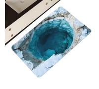 Optical Illusion Rug - Absorbent Visual Hole Carpet, Non-Slip Floor Mat with 3D Graphics, Modern Living Decor, Ideal for Entryways Bedrooms Living Rooms