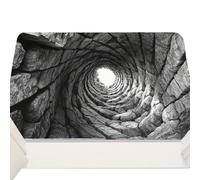 Optical Illusion Rug, Abyss Brick Stone Trap Illusion Non-Slip Floor Mat For Indoor And Outdoor Use, 20x32 Inch 3D Visual Effect Doormat For Doorway, Living Room, Bedroom And Porch Decor