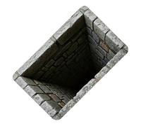 Optical Illusion Rug - Polyester Fiber, Door Mat Non-Slip Safety Design | Decorative 3D Visual Trap Floor Effect Home Accent, Visual Trap Floor Mat For Entryway, Living Room, Bedroom, Hallway