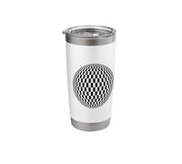 Optical Illusion Stainless Steel Insulated Tumbler