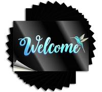 Optical Illusion Stickers Aesthetic Decals, Mens Cute Pattern Design for Standing Notebook | Bumper Removable Vinyl Welcome to The World of Birds(8X12CM)