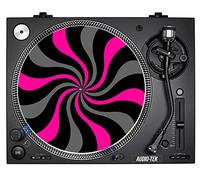 Optical Illusions Slimpmat Pink Illusion Slipmats Patterned Turntable Decks Records Slipmat Slipmats Mat DJs Accessories Gift For Him Her (7")