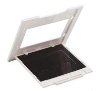 Optical Interference and Diffraction Grating Set for Physics Education - 50x50mm Plastic Demonstration Kit with Single/Double/Triple Slits, Round Holes, Mesh & Composite Patterns(Round Holes)