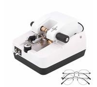 Optical Lens Groover 30W Automatic Lens Slotted Machine with Iron Plating Panel Glass Resin PC Lens Grinder Grooving Depth 0-0.7mm Slot Width 0.65mm