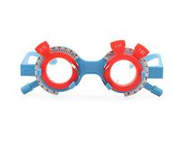 Optical Lens Trial Frame Adjustable Optometry Frame Eye Test Glasses Optician Tool for Child (pink)