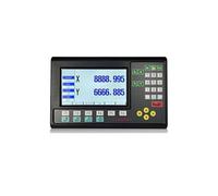 Optical Linear Encoder, Multilingual 2 Axis Digital Readout /3 LCD DRO SET & Linear Glass Scale Encoder Grating Ruler For Turning Milling Lathe