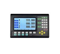 Optical Linear Encoder, Multilingual 2 Axis Digital Readout /3 LCD DRO SET & Linear Glass Scale Encoder Grating Ruler For Turning Milling Lathe