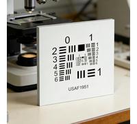 Optical Microscope Camera Resolution Test Chart - 1" Spatial Limit Calibration Board for Accurate Vision Inspection, Groups 0-5, Accuracy ±5um