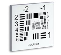 Optical Microscope Camera Resolution Test Chart - 3-Inch Spatial Limit Test Chart for Accurate Vision Inspection and Calibration