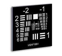 Optical Microscope Camera Resolution Test Chart, Calibration Board for Positive/Negative Film Cards, Accuracy ±5um for Scientific Research and Industrial Inspection