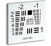Optical Microscope Camera Resolution Test Chart for Precision Calibration and Spatial Limit Testing
