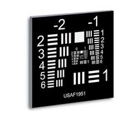 Optical Microscope Camera Resolution Test Chart - Positive/Negative Film Calibration Board for Scientific Research - Accuracy ±5um