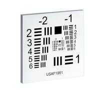 Optical Microscope Camera Test Chart, 3" Spatial Resolution Calibration Board, Groups -2-5 Positive/Negative Film Cards Calibration Board, Accuracy ±5um, for Machine Vision Calibration(White)