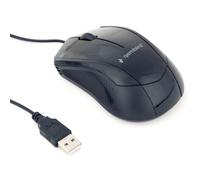 1 pcs x GEMBIRD - MUS-3B-02 - Optical mouse, black, USB A, wired, 1.35m, No.of b