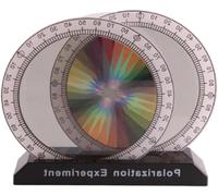 Optical Polarization & Refraction Demonstrator - Physics Test Instrument with Color Polarizers