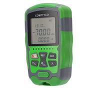 Optical Power Meter, -70~+10 DBm Fiber Optical Power Meter, Handheld Fiber Optic Cable Power Tester with Source, RJ45 Network Testing and LED Light and Rechargeable Battery 10MW