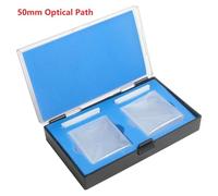 Optical Quartz Cuvettes Compatible with 751/722 Spectrophotometer - 50mm Light Path, UV-Vis Transmittance, High Temperature Resistance up to 600°C