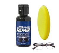 Optical Scratch Polisher, Fast Lens Repair Paste, 50g Liquid with Buffing, Liquid Compound Agent, Bright Substance with Advanced Texture, Restoration for Eyewear Glasses